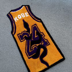 Tufted Kobe Bryant Jersey Rug