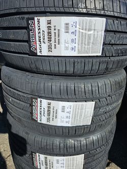 235-40-19 !!! ARISUN AGGRESSOR !!! $350 LAS 4 LLANTAS MONTADAS Y BALANCEO INCLUIDO 👌