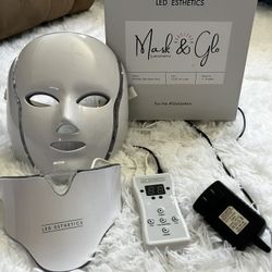 LED ESTHETICS: Mask & Glo Face And Neck Mask -PLEASE READ