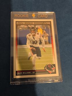 2024 Score CALEB WILLIAMS 401 Mystery Rookie Redemption Card SP