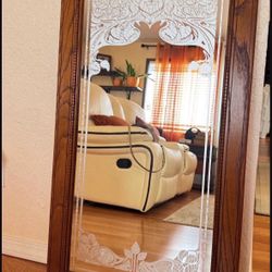 Mirror Windsor Original Large glass Windsor art vintage MIRROR