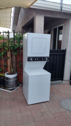 24 inch wede stackable washer gas dryer