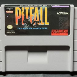 Pitfall: The Mayan Adventure Super Nintendo SNES Game