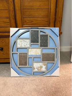 Collage picture frame 21 inch diameter