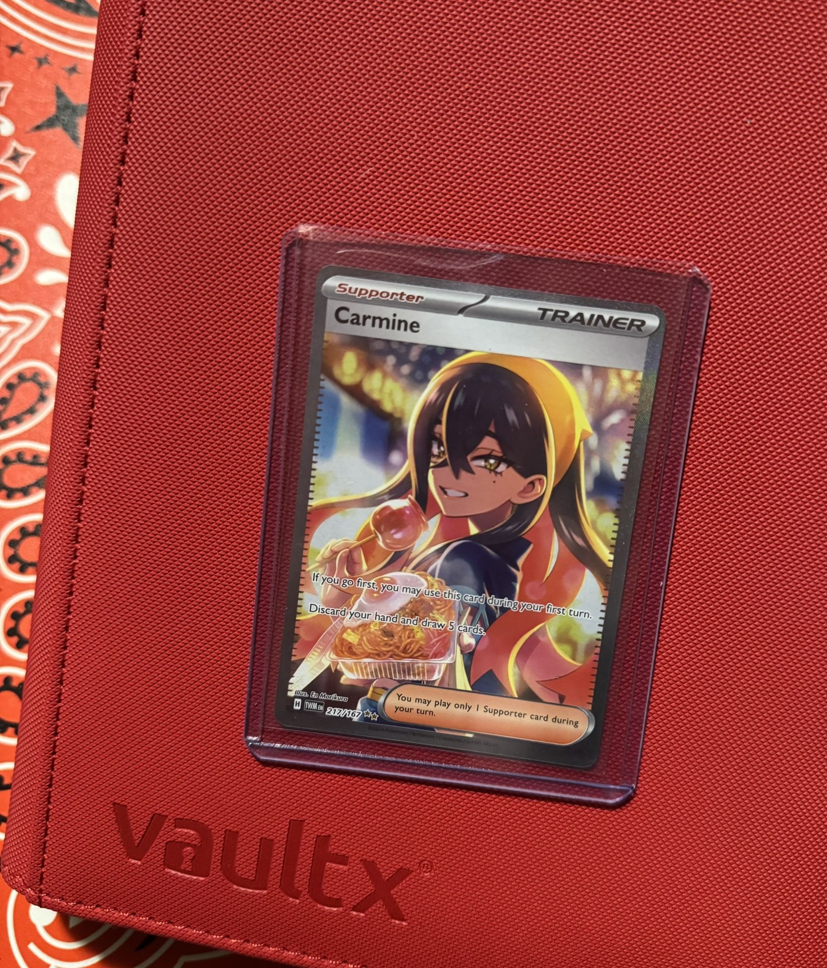 Pokemon Carmine - 217/167 - SV06: Twilight Masquerade (TWM)