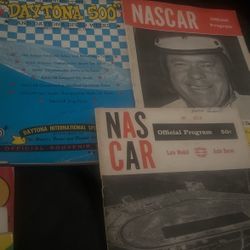 Old NASCAR Programs From 1961