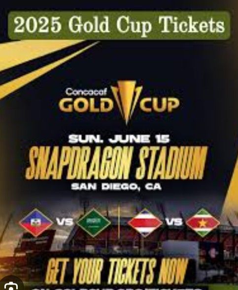CONCACAF GOLD CUP TICKETS 