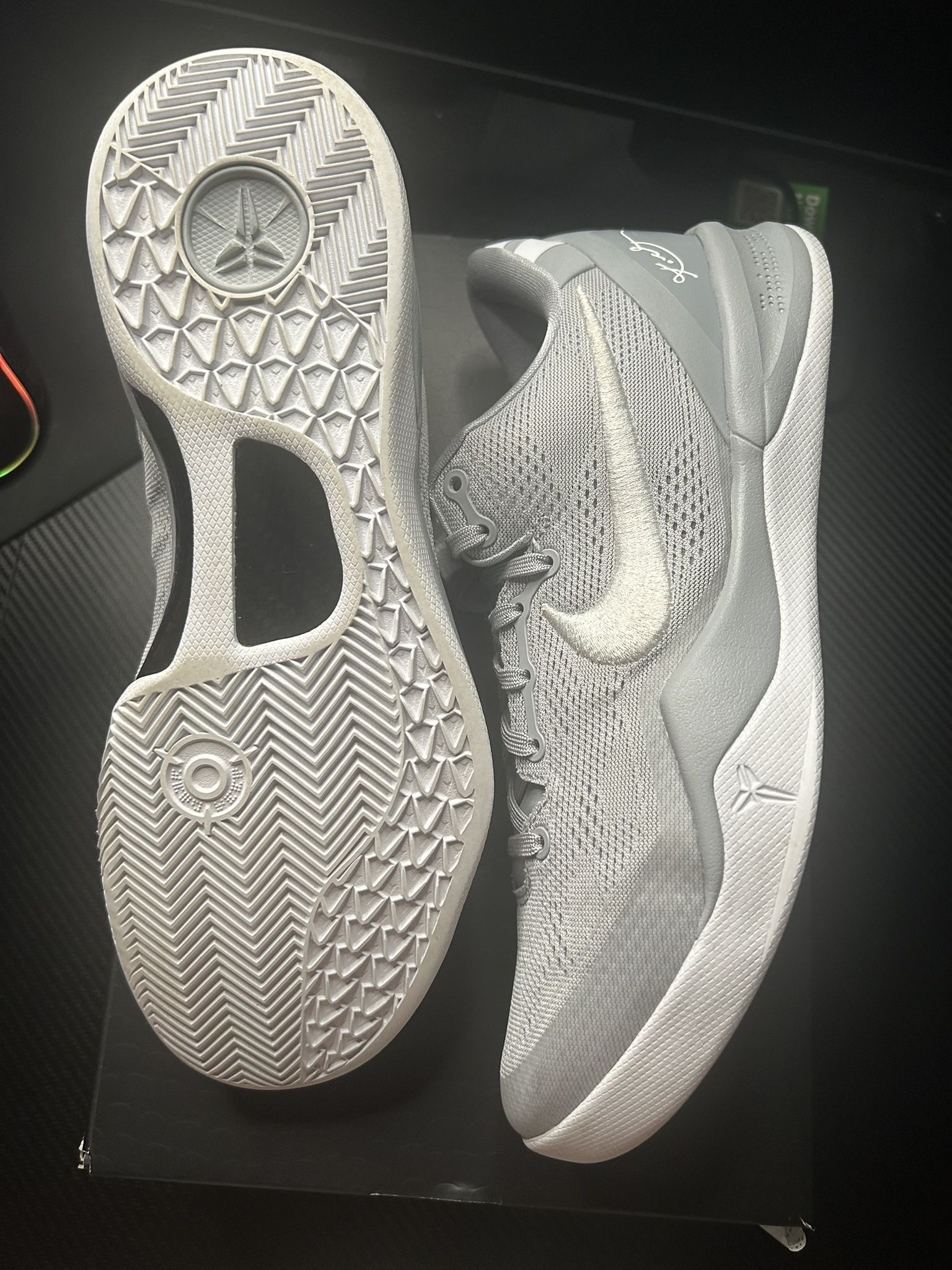 Nike Kobe 8 Wolf Grey Size 9 Used