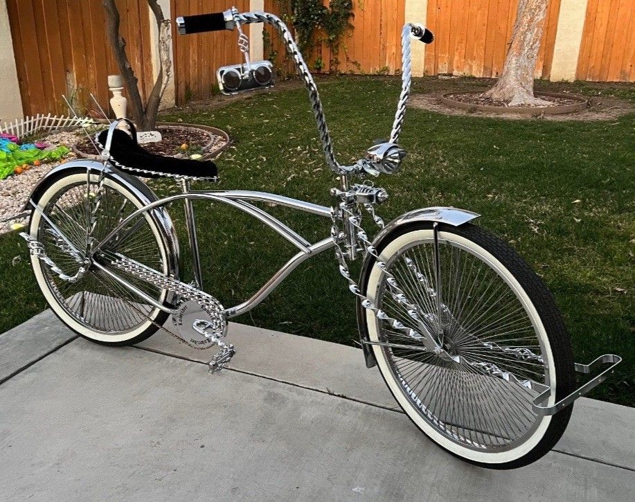 26 Inch All Chrome Lowrider Bike 26 Inch All Chrome Lowrider Bike