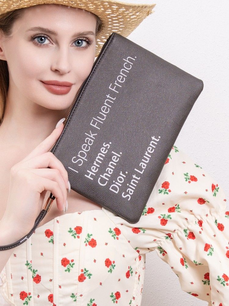 Statement Funny Envelope Wristlet Purse