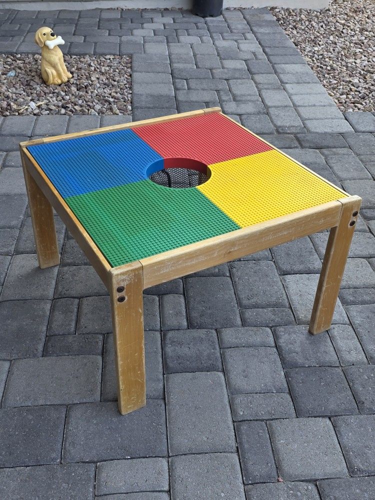Heavy Wooden Lego Table