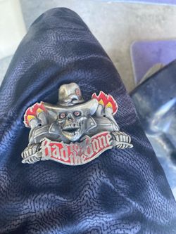Bad to the bone Harley chopper emblem