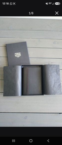 TAG Heuer Carbon Fiber Passport Holder EXTREMELY RARE