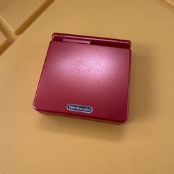 Nintendo gameboy advance sp Red color