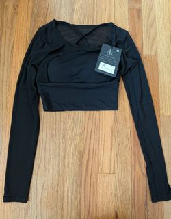 New Anna-Kaci Black Activewear Set