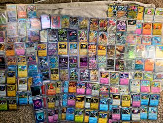 Pokémon card collection full of Art Rares, Full arts and 30th Anniversary with some SIR's
40+ Full arts, Art Rares. Special Illustration Rares, EX,