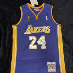 Kobe Bryant Lakers Number 24 Purple Jersey 