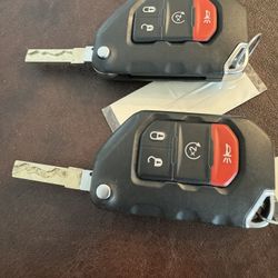 Jeep Wrangler Rubicon Key Fob 