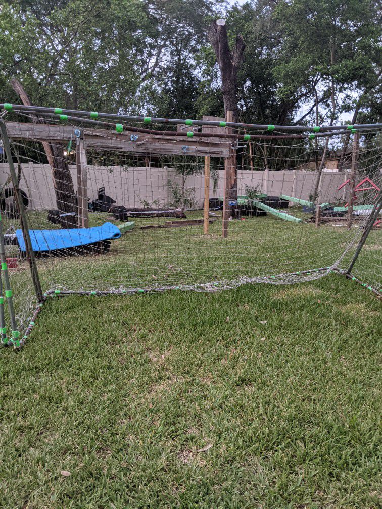 Two Outdoor Soccer Goals