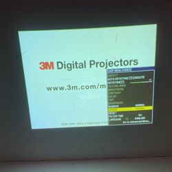 3M Projector X64, VGA, S-Video