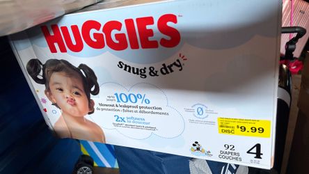 Girls Huggies diapers