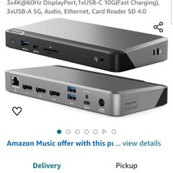 ALOGIC Triple 4K Display Universal Docking Station 

