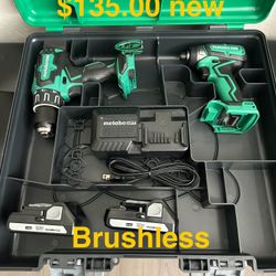 Metabo Drill Set New Brushless $135.00