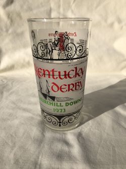 Vintage Kentucky Derby Glass