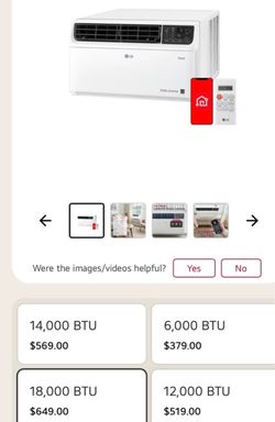LG 18,000 BTU Dual Inverter Room Air Conditioner