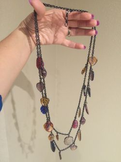 Cristal double collar $10