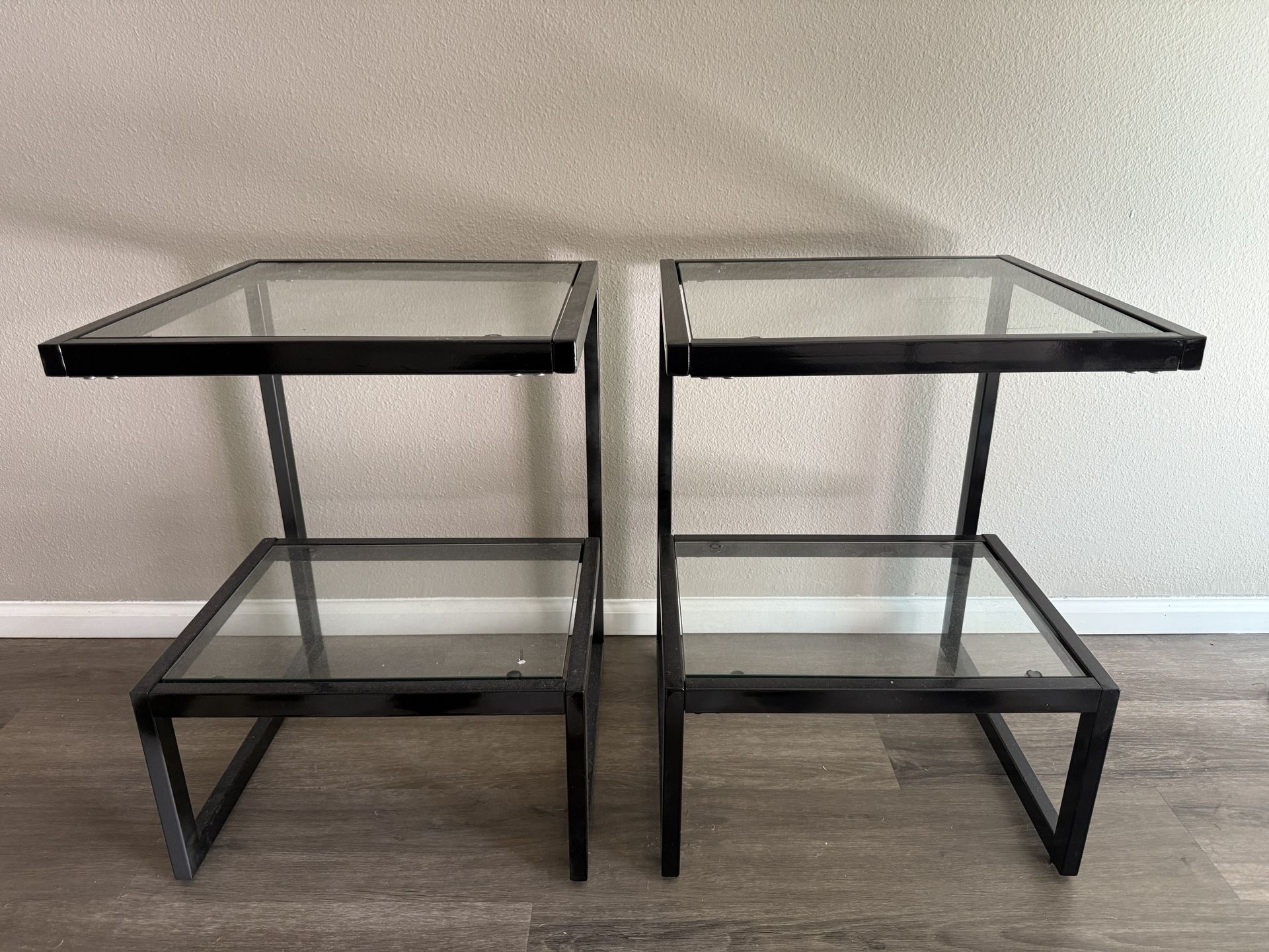 Glass Side Or End Tables