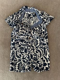 baby Gap Hawaiian Style Floral Romper - 12-18 months