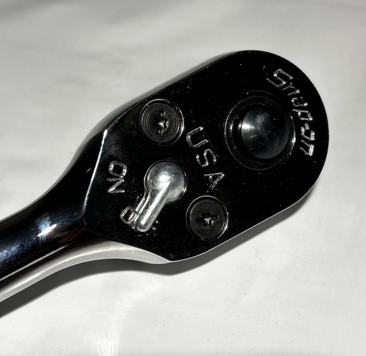 Snap on Tools SR80A 1/2" Drive Quick Release Standard Chrome Handle Ratchet 