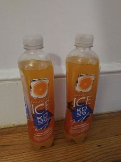 2 Bottles Of Sparkling Ice Orange Mango Kevin Durant Charity Foundation 2015 Unopened