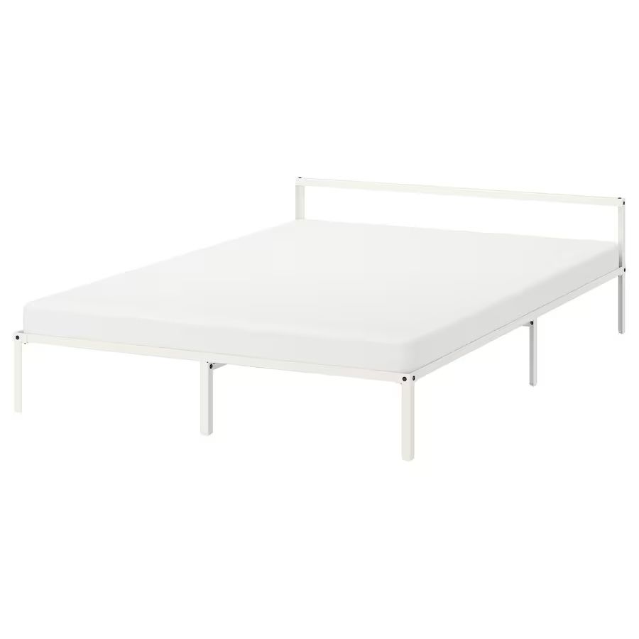Ikea GRIMSBU Bed frame, white, Full