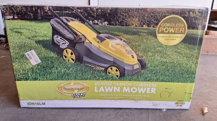 Sun Joe 40V Electric 16-in Cordless Lawn Mower - New