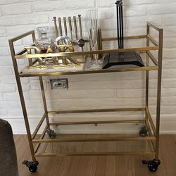 Gold Bar Cart