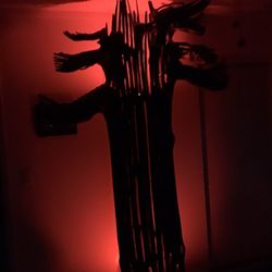 ONE OF A KIND CACTUS SKELETON FLOOR LAMP!!