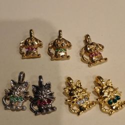 3 Doggies 4 Kitties Charms