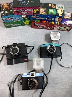 Diana Lens Lomography Cameras and Accessories Lot