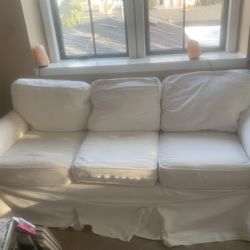 Small White Couch