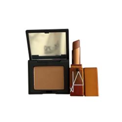 NARS Bronzer Powder Color Laguna 02, New in Box Free Lipgloss