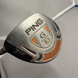 Ping G/10 Left Handed 7 Wood 21.5