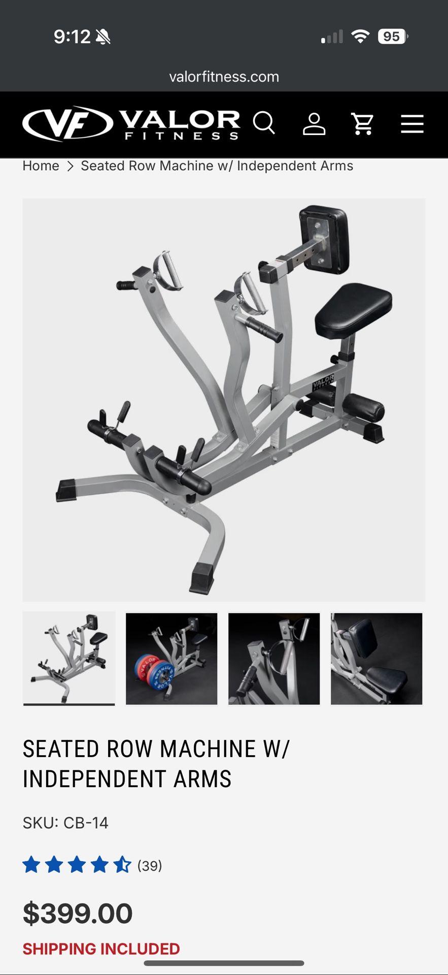 Seated Row machine