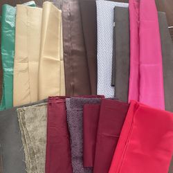 New , leftover fabrics .