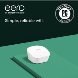 eero mesh wifi router - Supports internet plans up to 550 Mbps, Coverage up to 1,500 sq. ft., 1-pack 