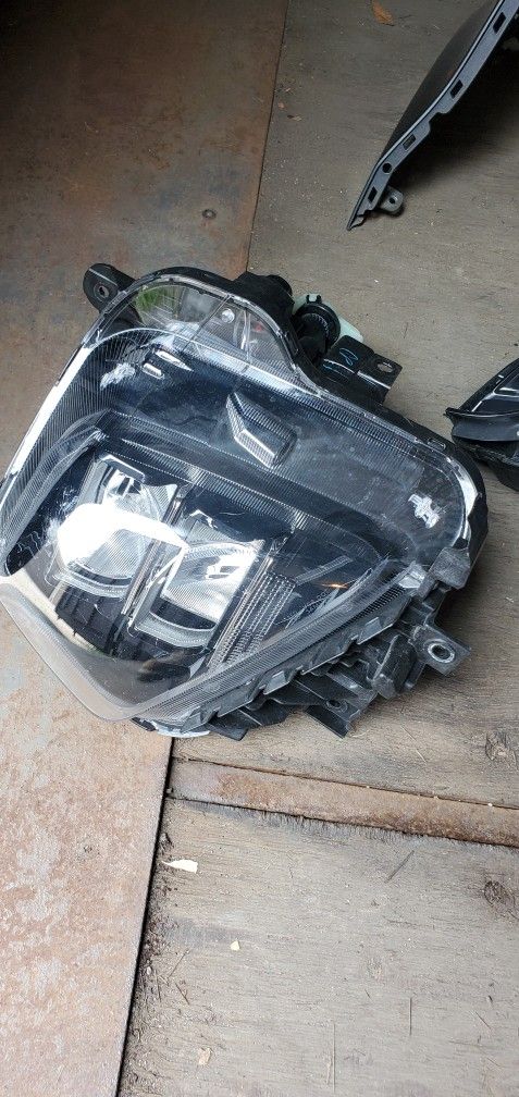 Driver Side Head Light And Fog Light