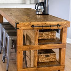 Rustic Style Kitchen Islands. 
