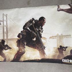2014 Call Of Duty Advanced Warfare Gamestop Promo Poster