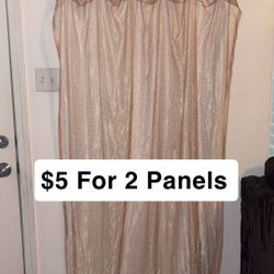 Curtains 2 Panels $5 For Both 